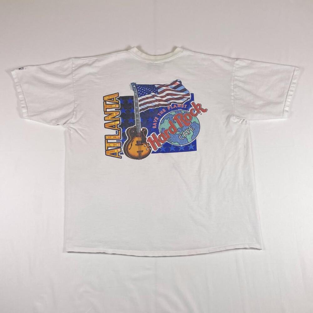 Vintage Hard Rock Cafe Heavy Tee XL White Made in USA
